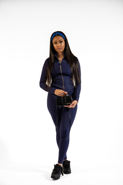 Lulu Blue Navy & Gold